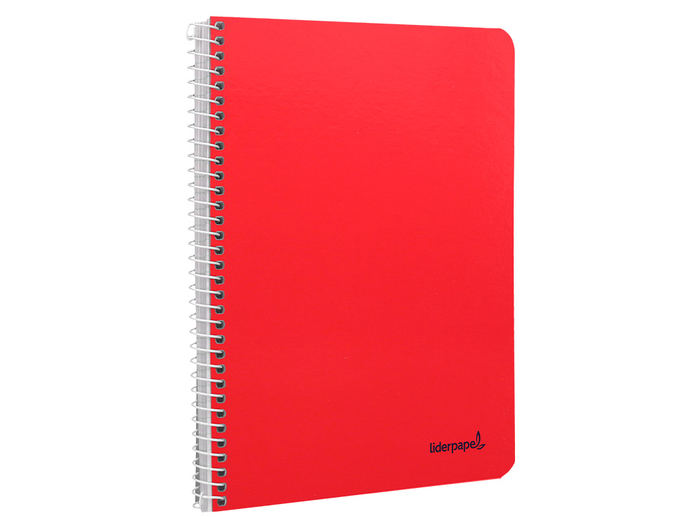 CUADERNO ESPIRAL LIDERPAPEL A5 MICRO SMART TAPA BLANDA 80H60GR HORIZONTAL 7MM DOBLE MARGEN 6 TALADROS COLORES