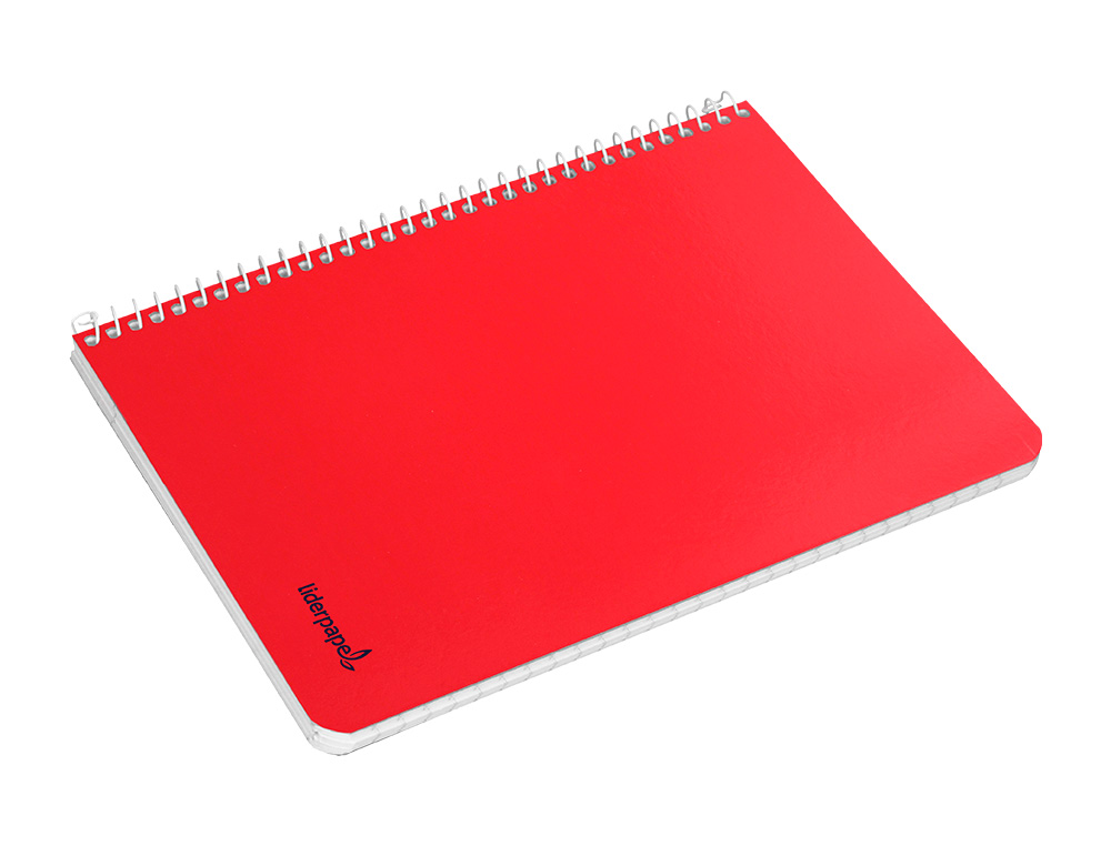 CUADERNO ESPIRAL LIDERPAPEL A5 MICRO SMART TAPA BLANDA 80H60GR HORIZONTAL 7MM DOBLE MARGEN 6 TALADROS COLORES