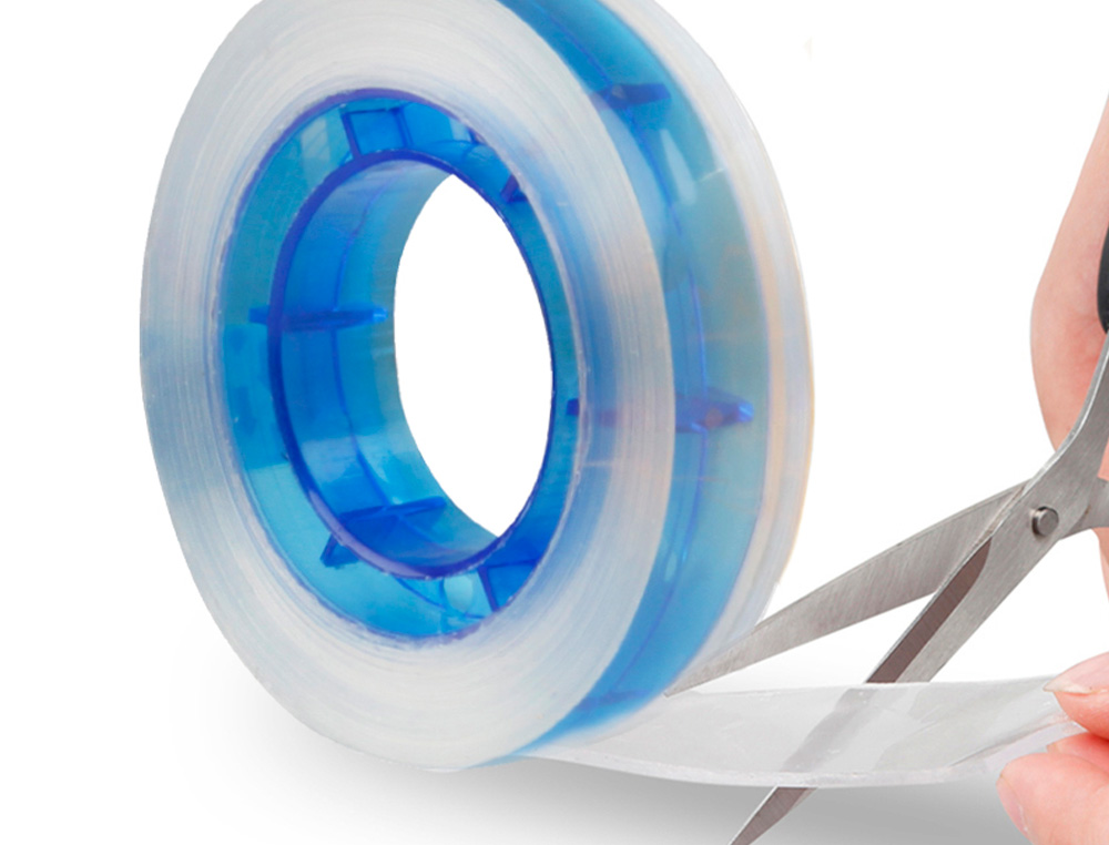CINTA ADHESIVA Q-CONNECT TRANSPARENTE 25 MT X 18 MM CON MADRIL DE COLOR PACK DE 4 UNIDADES