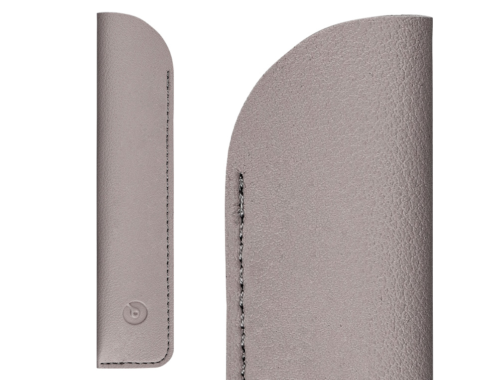 ROLLER Y FUNDA DE SIMILPIEL BELIUS SPACE B COLOR MINIMALISTA GRIS TINTA AZUL CAJA DE DISEO