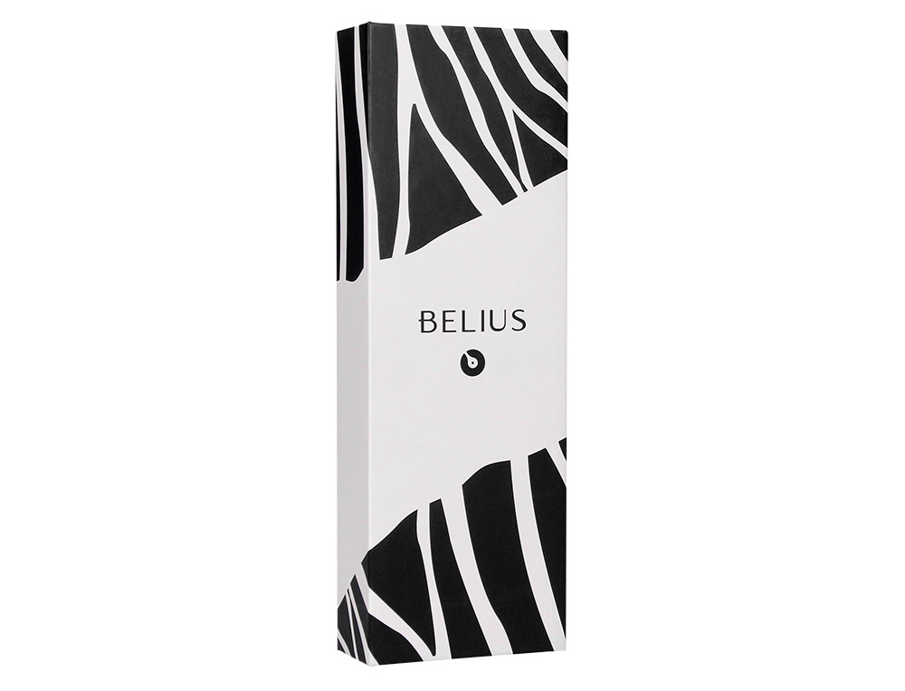 ROLLER BELIUS DUALITA CUERPO BLANCO COLOR NEGRO TINTA NEGRA CAJA DE DISEO