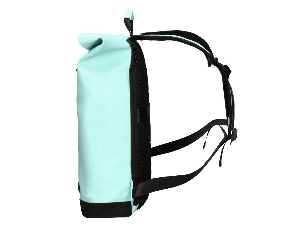 MOCHILA ANTARTIK ROLL PACK WATERPROOF ENROLLABLE GRAN CAPACIDAD TURQUESA 480X130X280 MM