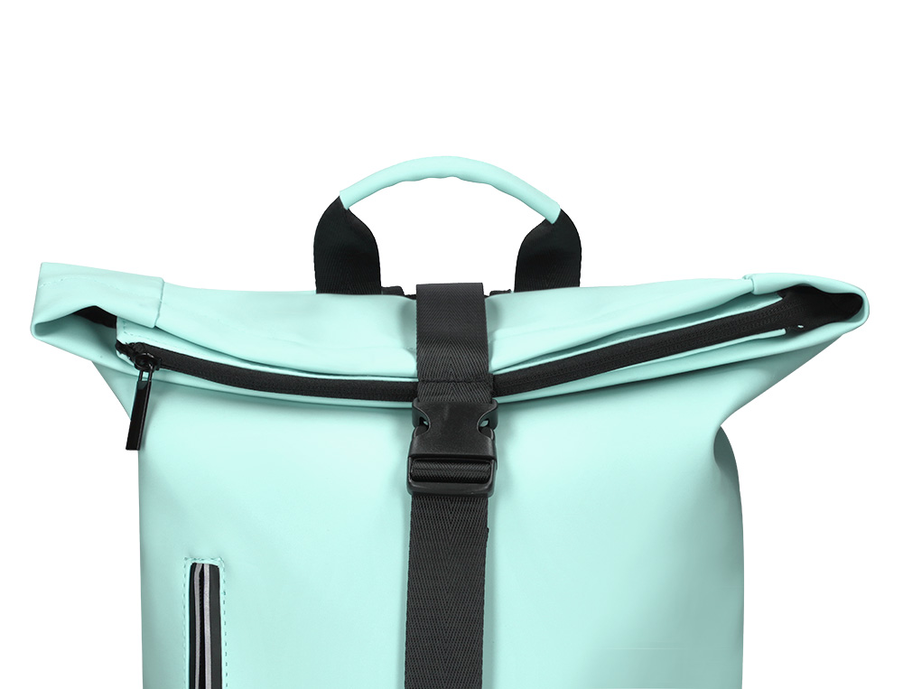 MOCHILA ANTARTIK ROLL PACK WATERPROOF ENROLLABLE GRAN CAPACIDAD TURQUESA 480X130X280 MM
