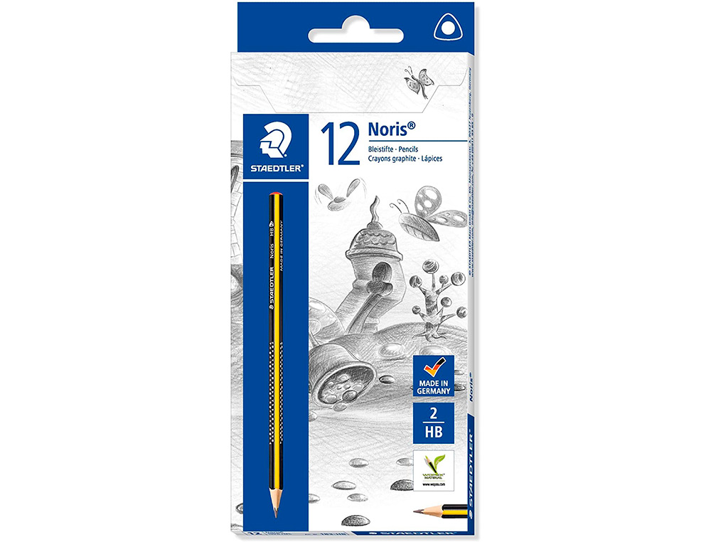 LAPICES DE GRAFITO STAEDTLER TRIPLUS SLIM TRIANGULAR MINA DE 2 MM