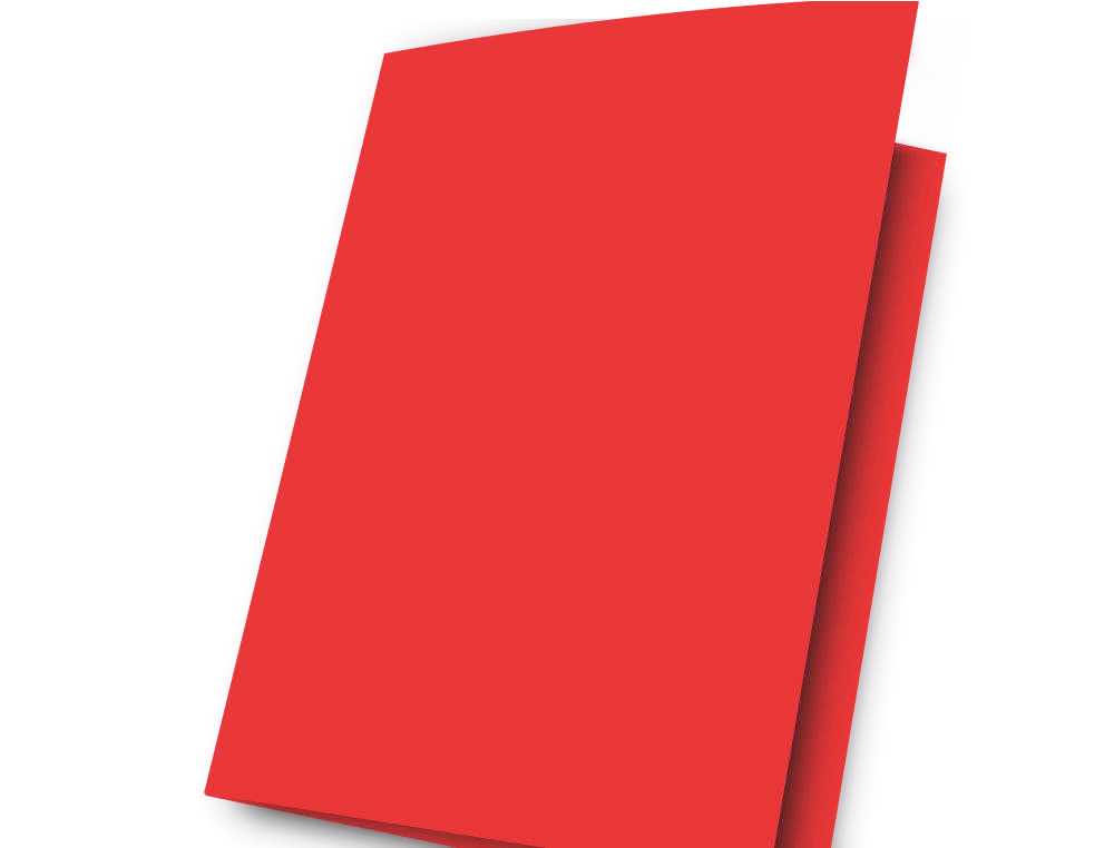 SUBCARPETA CARTULINA GIO DIN A4 ROJO PASTEL 180 G/M2