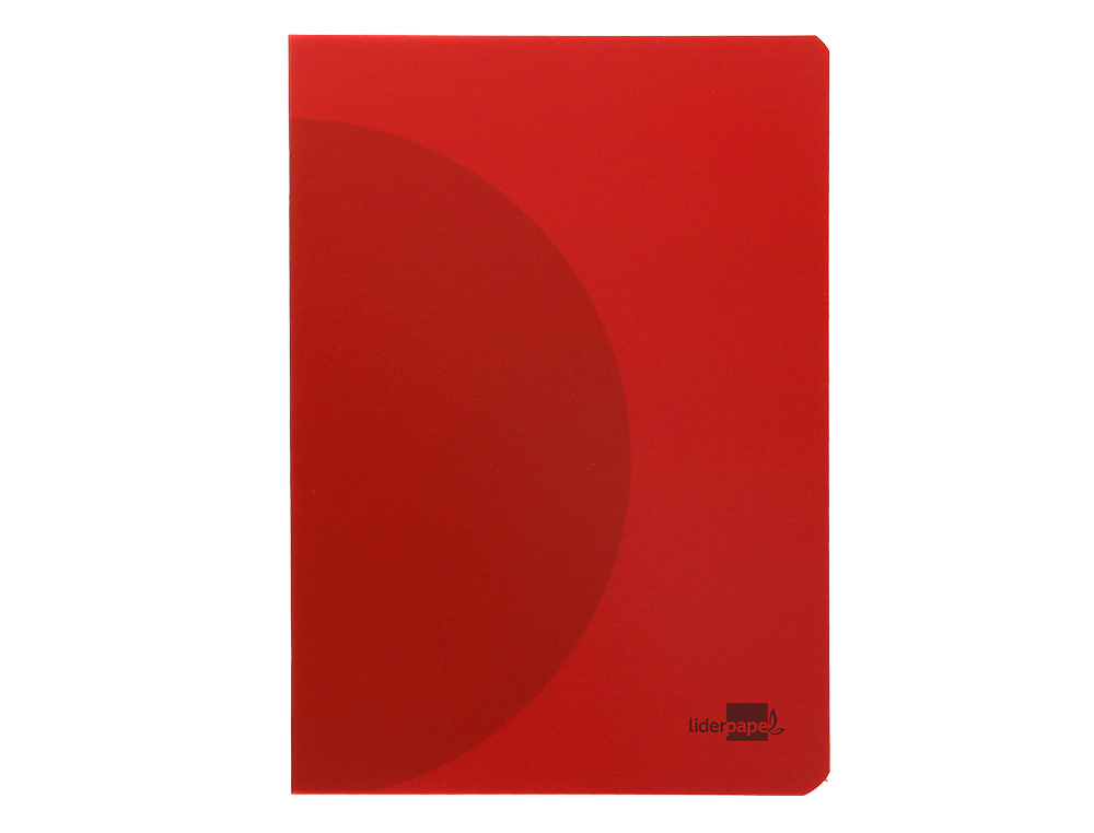 LIBRETA LIDERPAPEL 360 TAPA DE PLASTICO A4 48 HOJAS 90G/M2 HORIZONTAL CON DOBLE MARGEN COLORES SURTIDOS