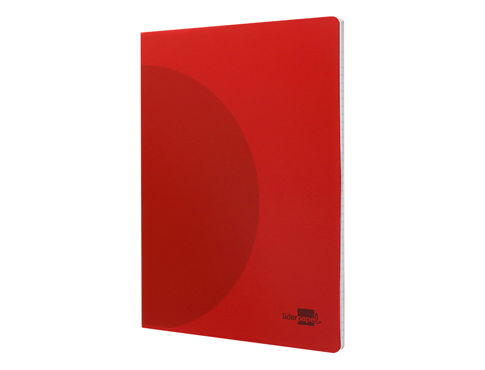 LIBRETA LIDERPAPEL 360 TAPA DE PLASTICO A4 48 HOJAS 90G/M2 HORIZONTAL CON DOBLE MARGEN COLORES SURTIDOS