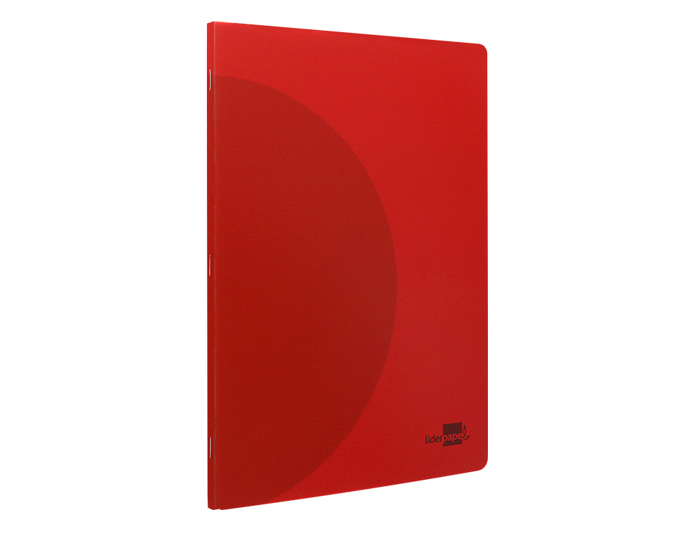 LIBRETA LIDERPAPEL 360 TAPA DE PLASTICO A4 48 HOJAS 90G/M2 HORIZONTAL CON DOBLE MARGEN COLORES SURTIDOS