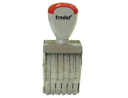 NUMERADOR TRODAT MANUAL CON 6 BANDAS 5 MM