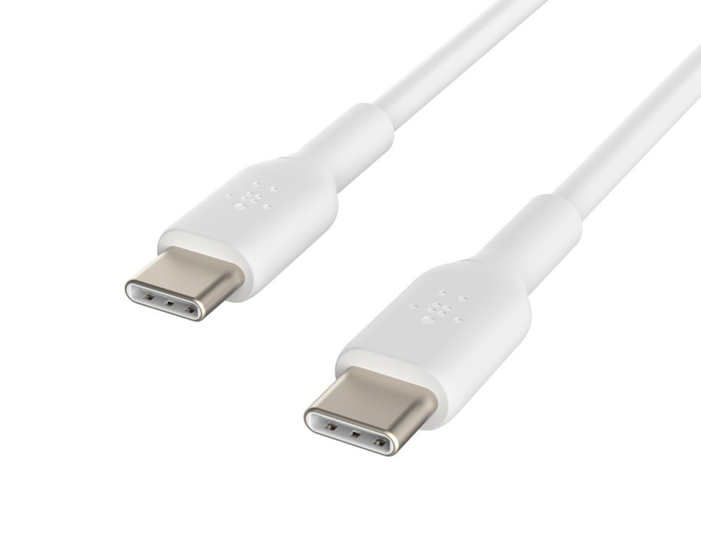 CABLE BELKIN CAB003BT1MWH USB-C A USB-C BOOST CHARGE LONGITUD 1 M COLOR BLANCO